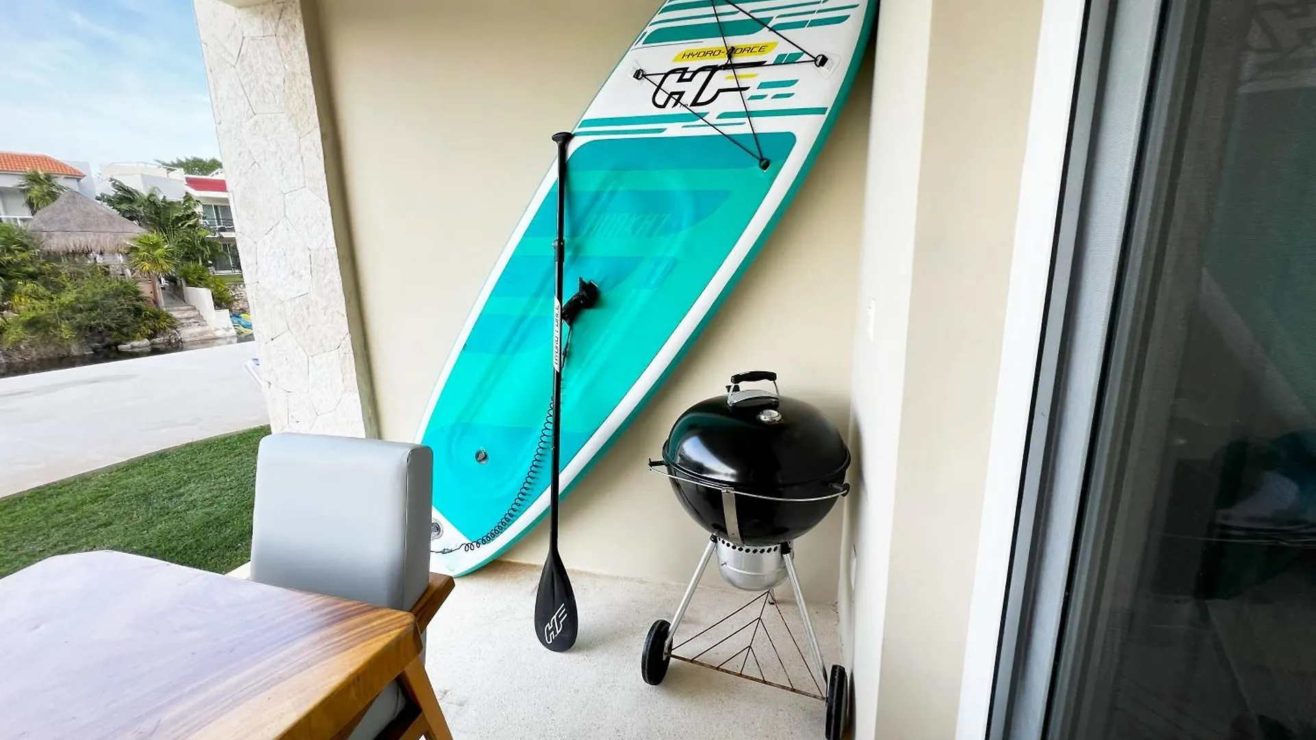 פורטו אוונטורס Exclusive, Lagoon Front, 2 Min Beach, Groundfloor, Grill & Paddelboard 0*, פורטו אוונטורס